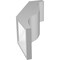 Ekena Millwork 5 1/2-in. W x 10-in. D x 18-in. H Funston Architectural Grade PVC Knee Brace BRCP055X10X18FST - alternate 6